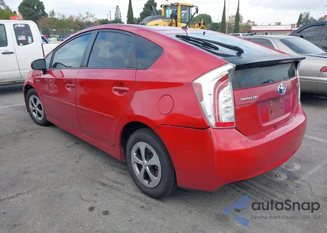 2012 Toyota Prius Two from USA, damaged, VIN JTDKN3DU7C5396461